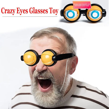 Funny Crazy Eyes Party Glasses Props
