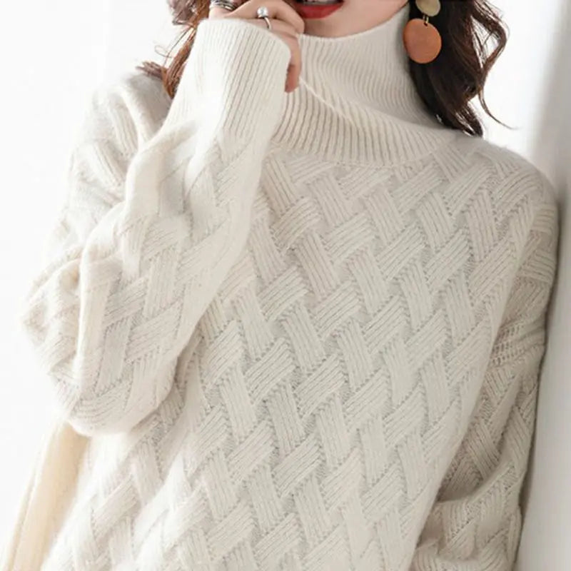 Chic Winter Cashmere-Like Sweater