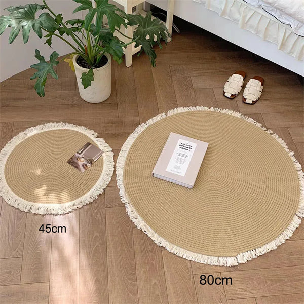 Round Woven Sisal Cat Scratch and Rest Mat