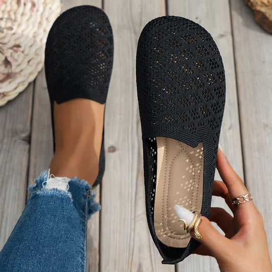 Women’s Open-Knit Slip-On Shoes