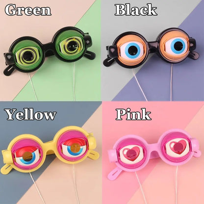 Funny Crazy Eyes Party Glasses Props