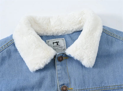 Women's Fleece-Lined Classic Denim Jacket