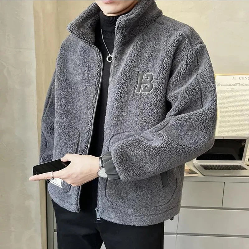 Men’s Ultra-Soft Faux Fleece Winter Jacket