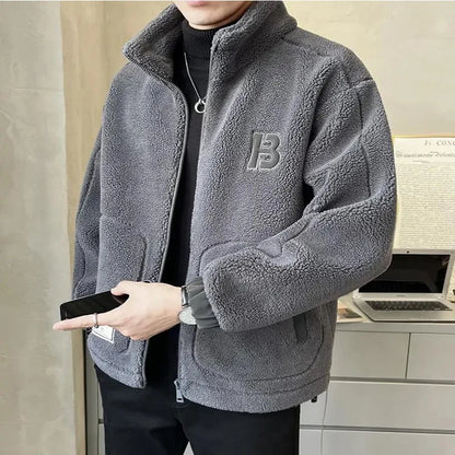 Men’s Ultra-Soft Faux Fleece Winter Jacket