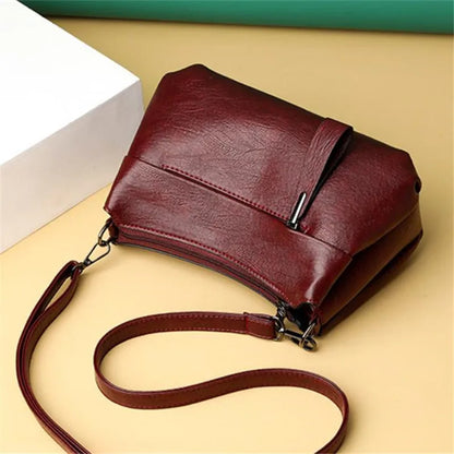 Women’s Natural Leather-look Everyday Shoulder Handbag