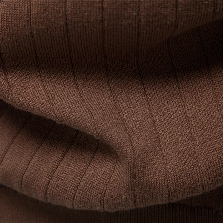 Men’s Ribbed Cotton Polo Shirt