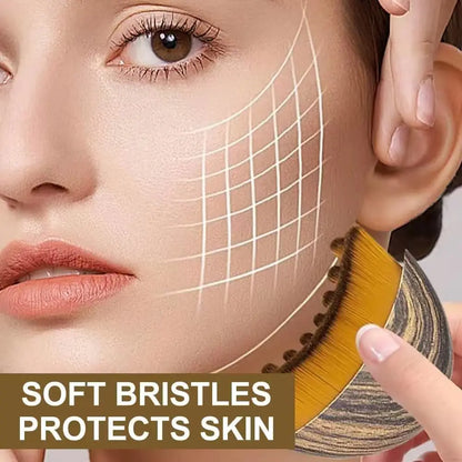 Ergonomic Face Sculpting Massage Brush