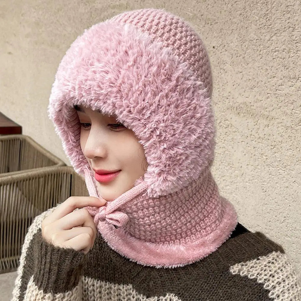 Women’s Fleece-Lined Thermal Knit 3-in-1 Hood