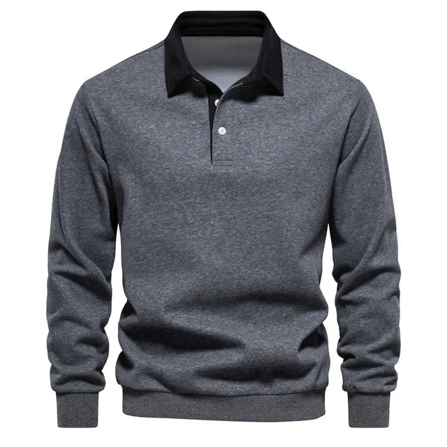 Men’s Classic Cotton-Blend Everyday Polo Shirt