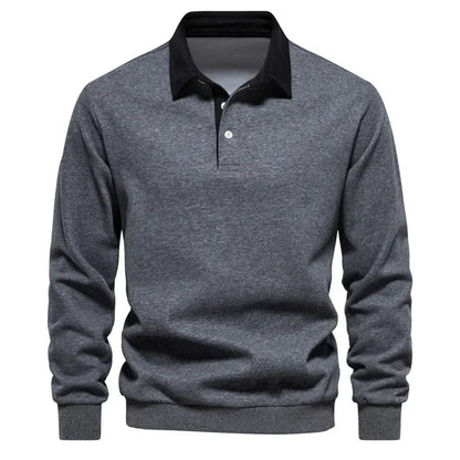 Men’s Classic Cotton-Blend Everyday Polo Shirt