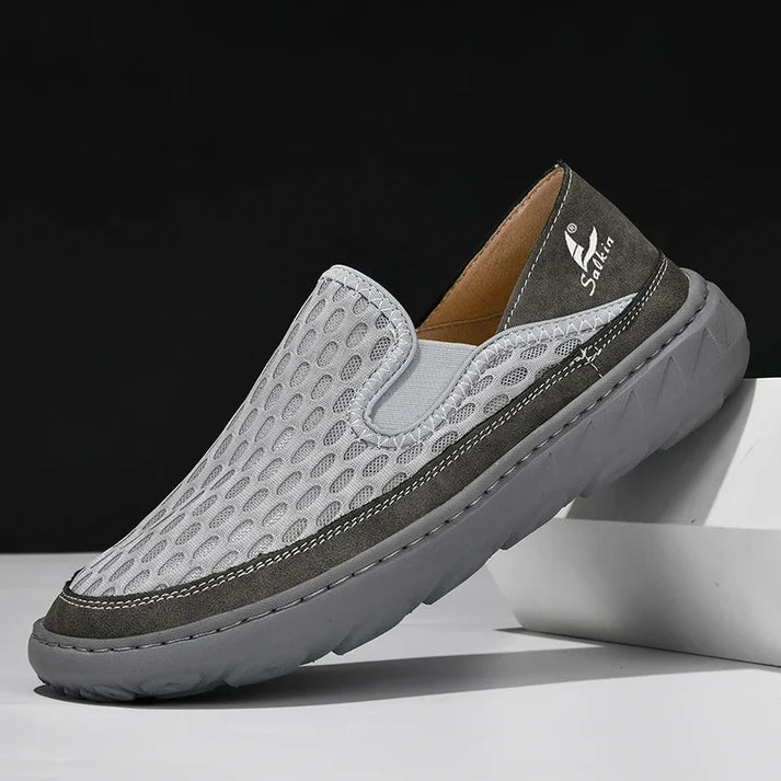 Men's Air Mesh Slip On Trainers