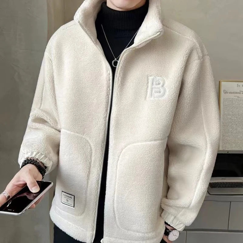 Men’s Ultra-Soft Faux Fleece Winter Jacket