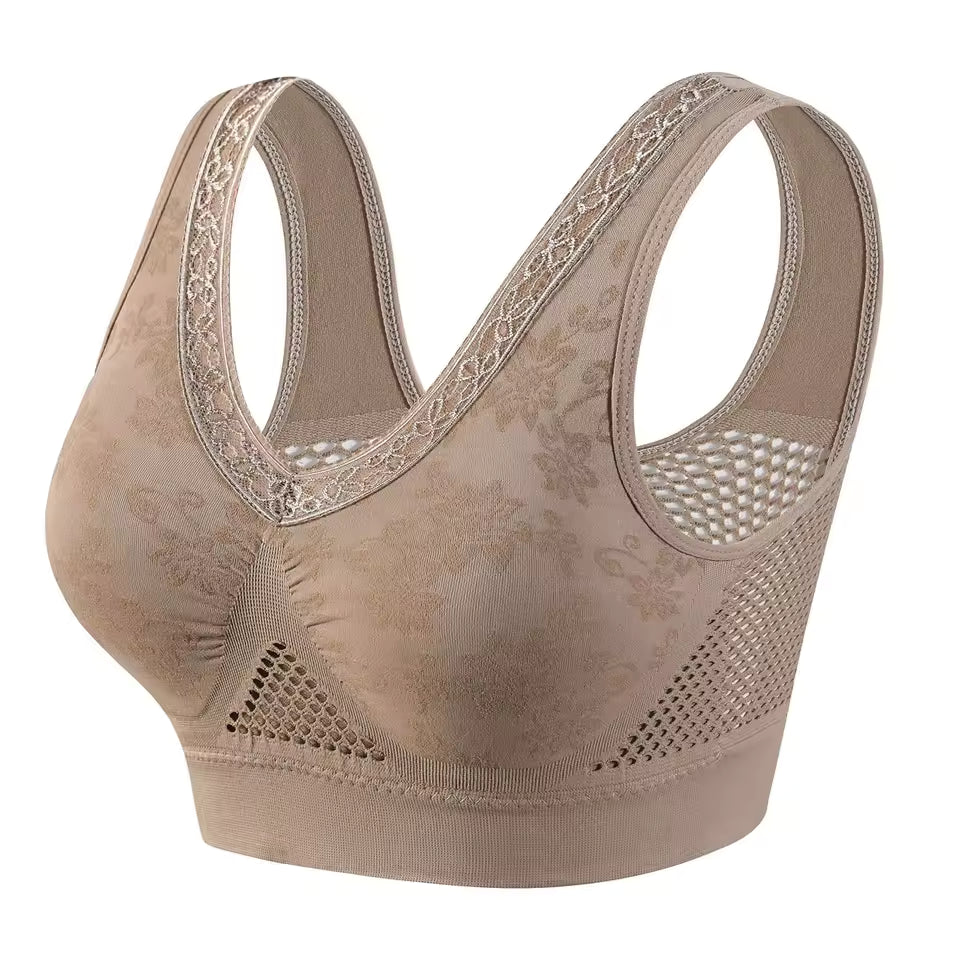 Breathable Wire-Free Comfort Bra