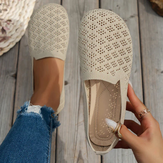 Women’s Open-Knit Slip-On Shoes