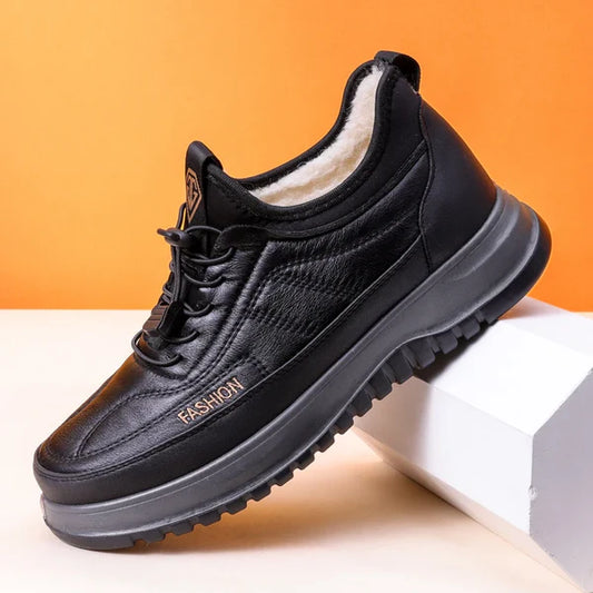 Men’s Elastic Lace Trainers with Reinforced Structure