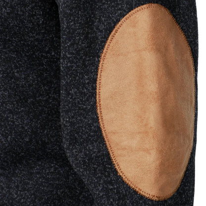 Modern Knit Button-Collar Sweater