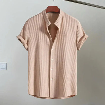 Men’s Tailored Button-Down Casual Shirt