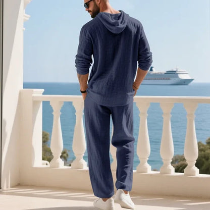 Men’s Hooded Linen Set