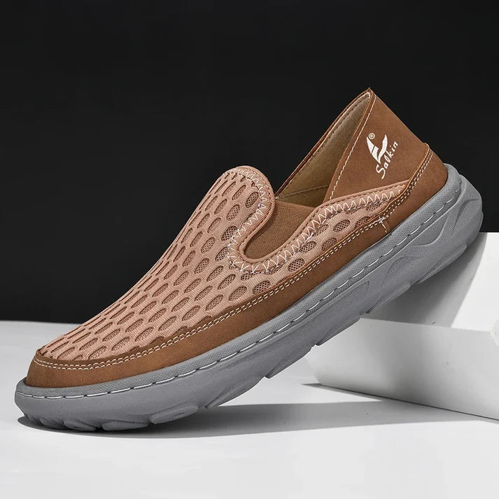 Men's Air Mesh Slip On Trainers
