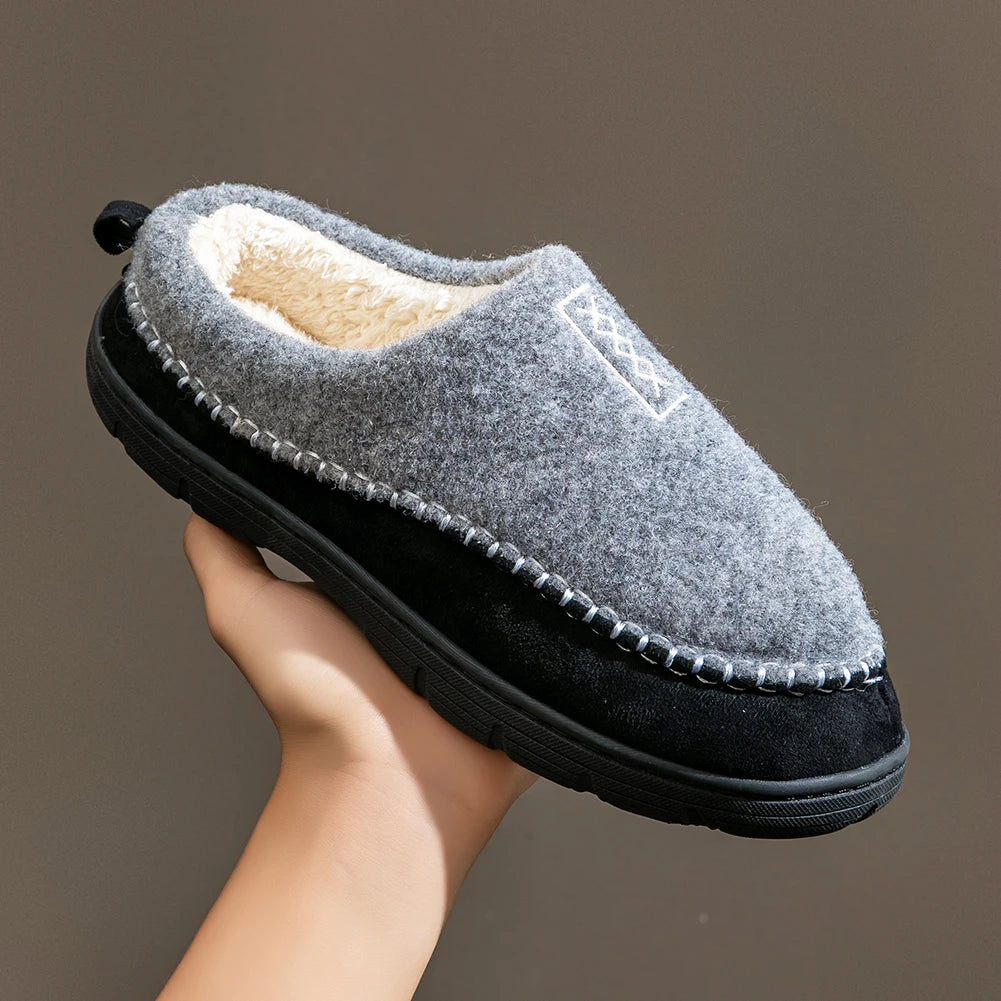 Men’s Soft PU House Slippers