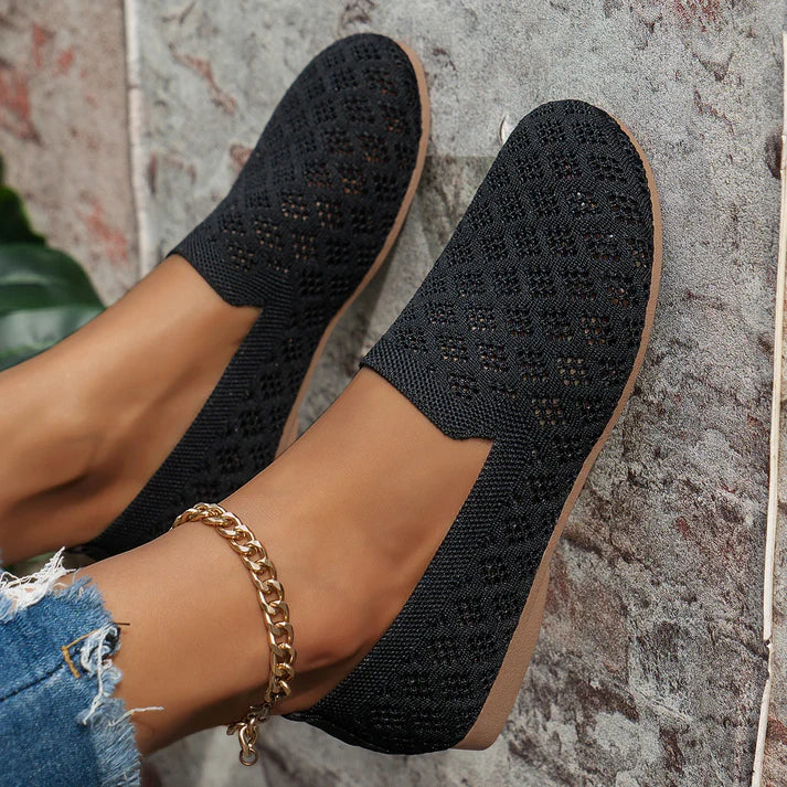 Women’s Open-Knit Slip-On Shoes