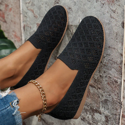 Women’s Open-Knit Slip-On Shoes