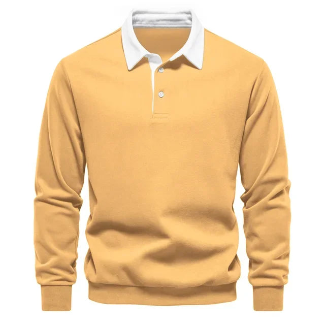 Men’s Classic Cotton-Blend Everyday Polo Shirt