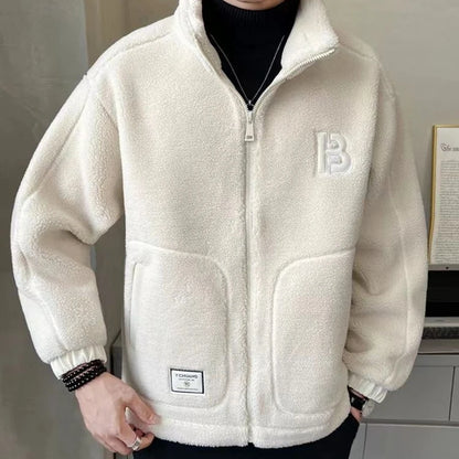 Men’s Ultra-Soft Faux Fleece Winter Jacket