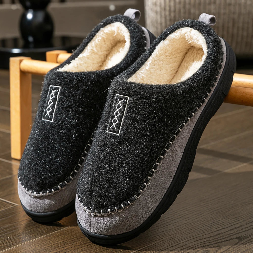 Men’s Soft PU House Slippers