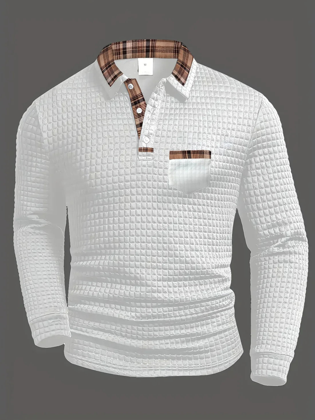 Men’s Classic Textured Knit Long Sleeve Sweater