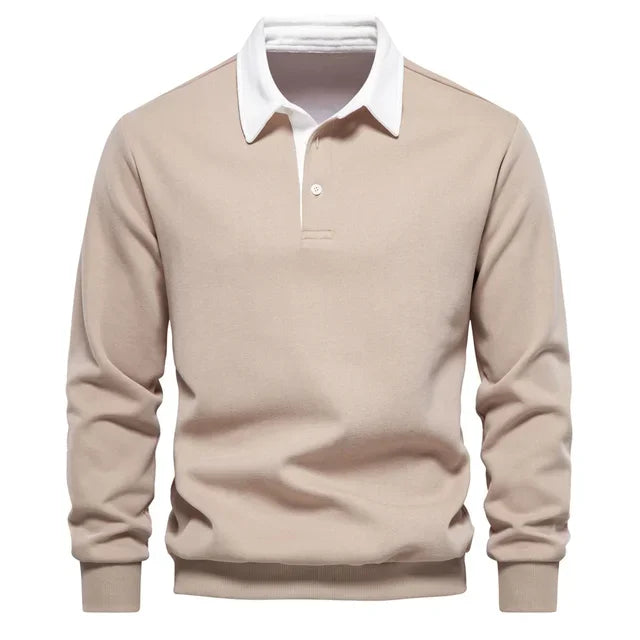 Men’s Classic Cotton-Blend Everyday Polo Shirt