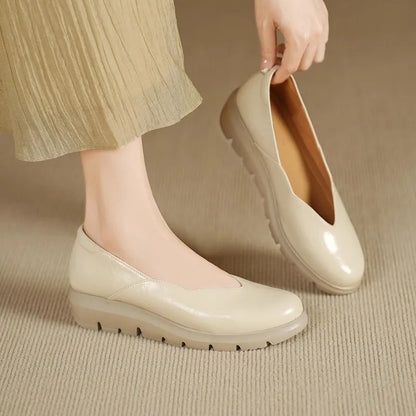 Women's Comfortable Leather-Look Shoes