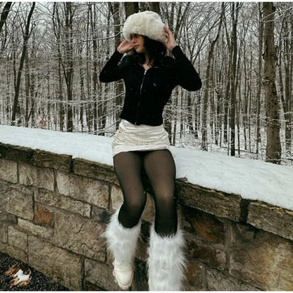 Women’s One-Seam High-Waist Fleece-Lined Shaping Leggings