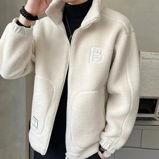Men’s Ultra-Soft Faux Fleece Winter Jacket