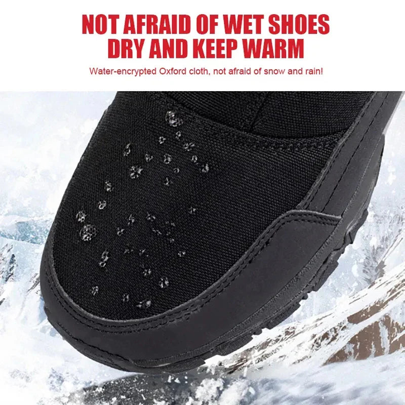 Men’s All-Terrain Waterproof Zip-Up Insulated Snow Boots