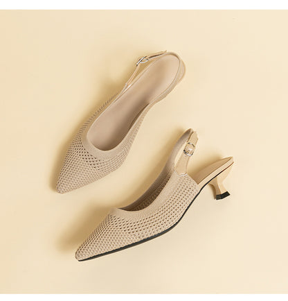 Women's Summer Knit Slingback Sandals