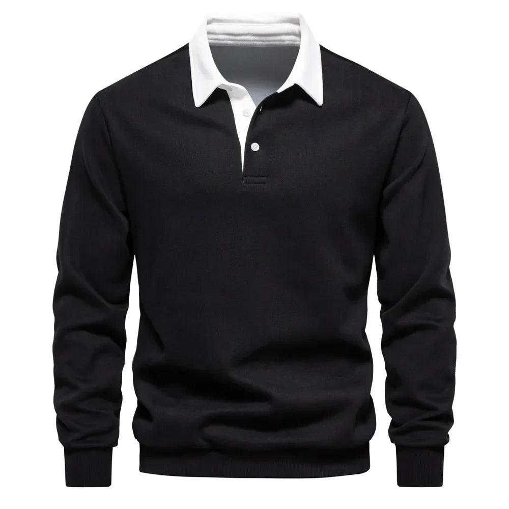 Men’s Classic Cotton-Blend Everyday Polo Shirt
