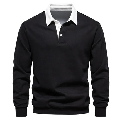 Men’s Classic Cotton-Blend Everyday Polo Shirt