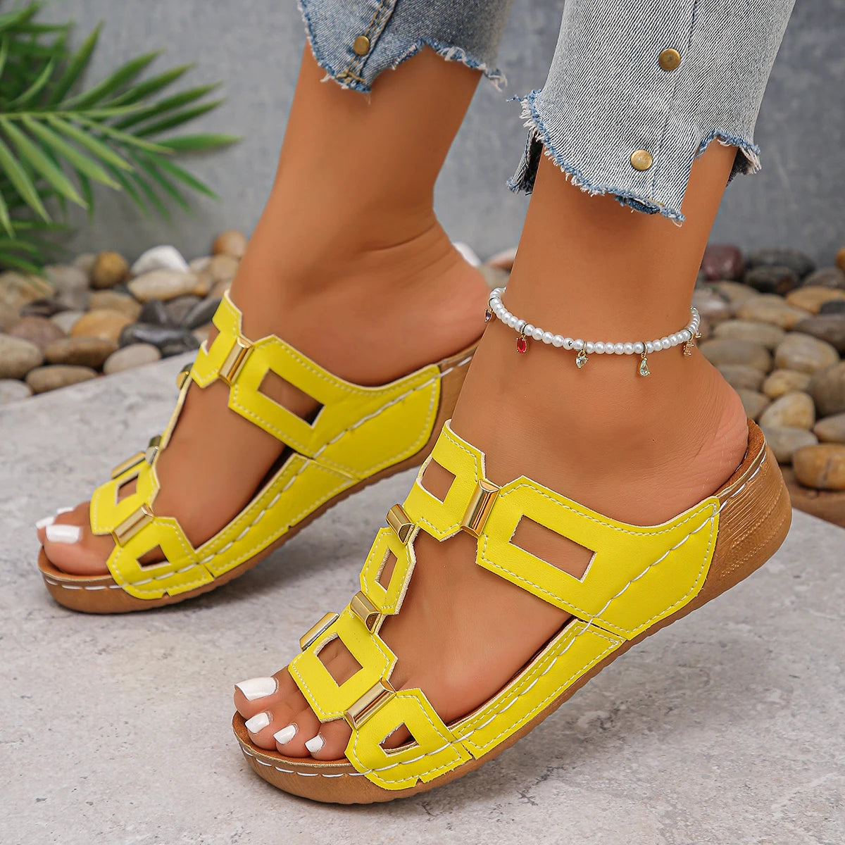 Comfort Slip-On Sandals