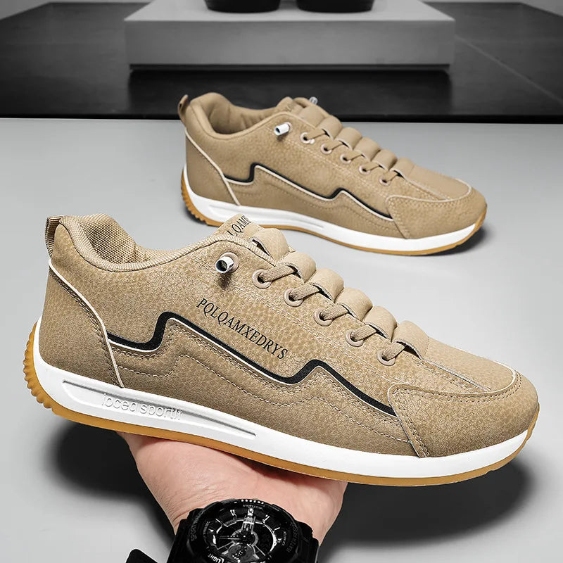Men’s Lightweight Breathable Lace-Up Walking Trainers