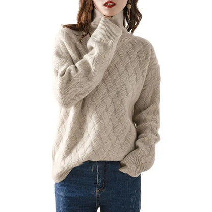 Chic Winter Cashmere-Like Sweater