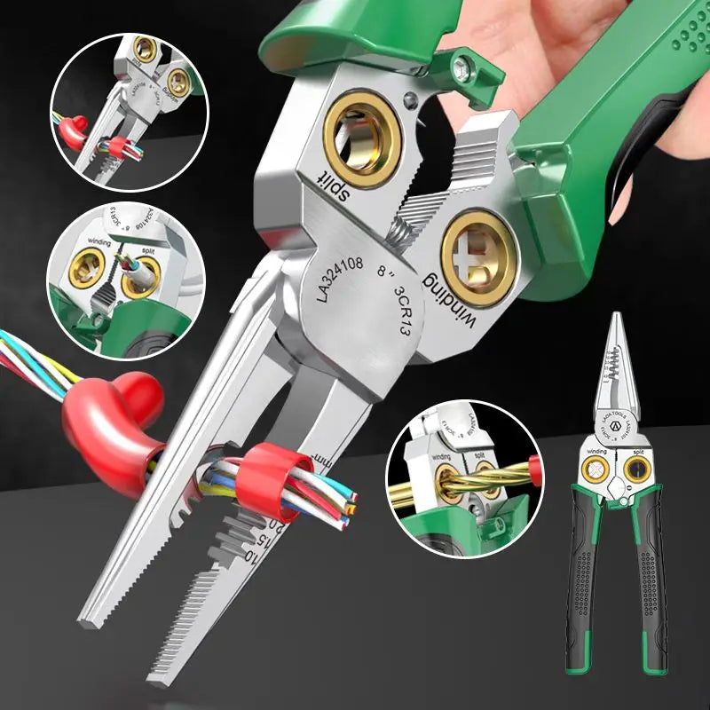 ProTech 8-in-1 Wire Stripper and Cable Cutter Tool