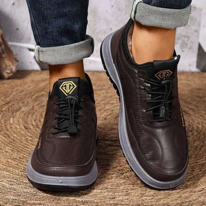 Men’s Elastic Lace Trainers with Reinforced Structure