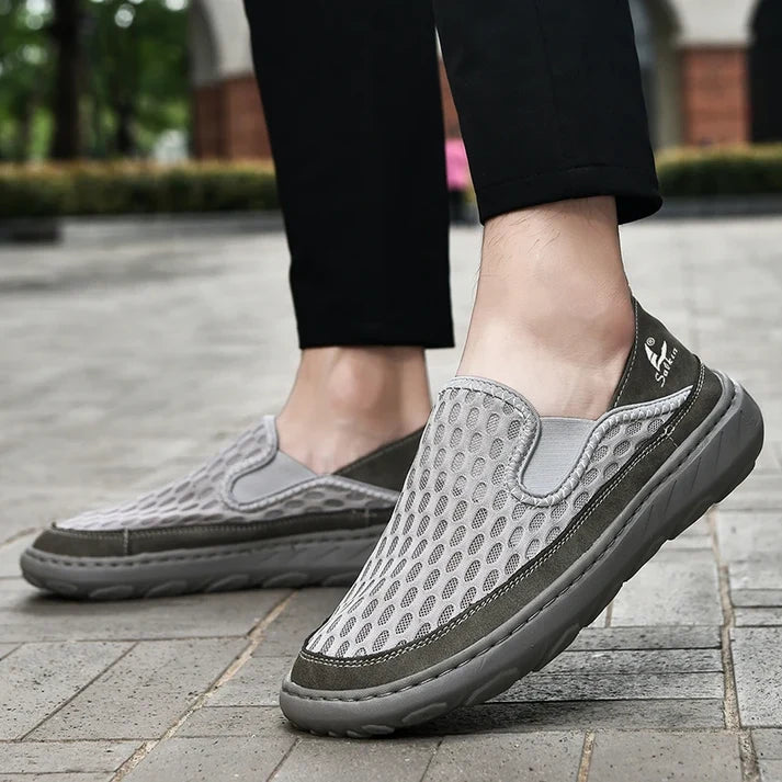 Men's Air Mesh Slip On Trainers