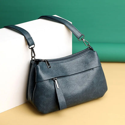 Women’s Natural Leather-look Everyday Shoulder Handbag