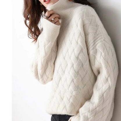 Chic Winter Cashmere-Like Sweater