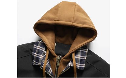 Men's Sylvain Hooded Air Force Jacket With Zipper