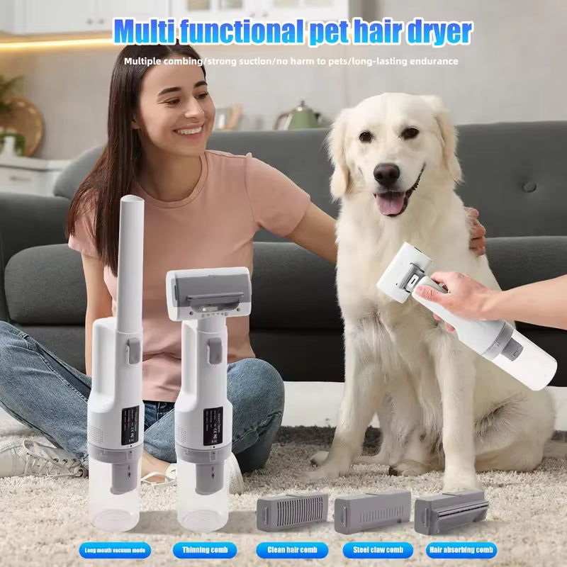 Pet Grooming Vacuum Set