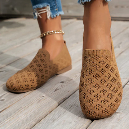 Women’s Open-Knit Slip-On Shoes