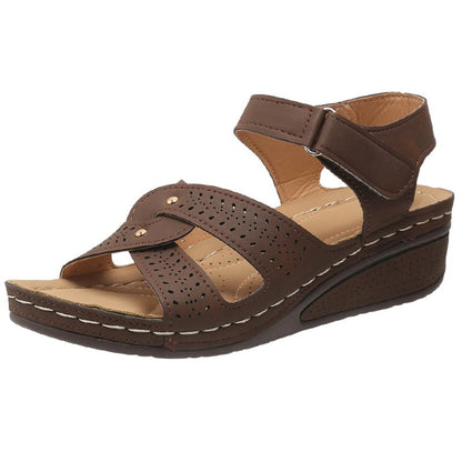 Soft Bottom Wedge Heel Sandals For Women